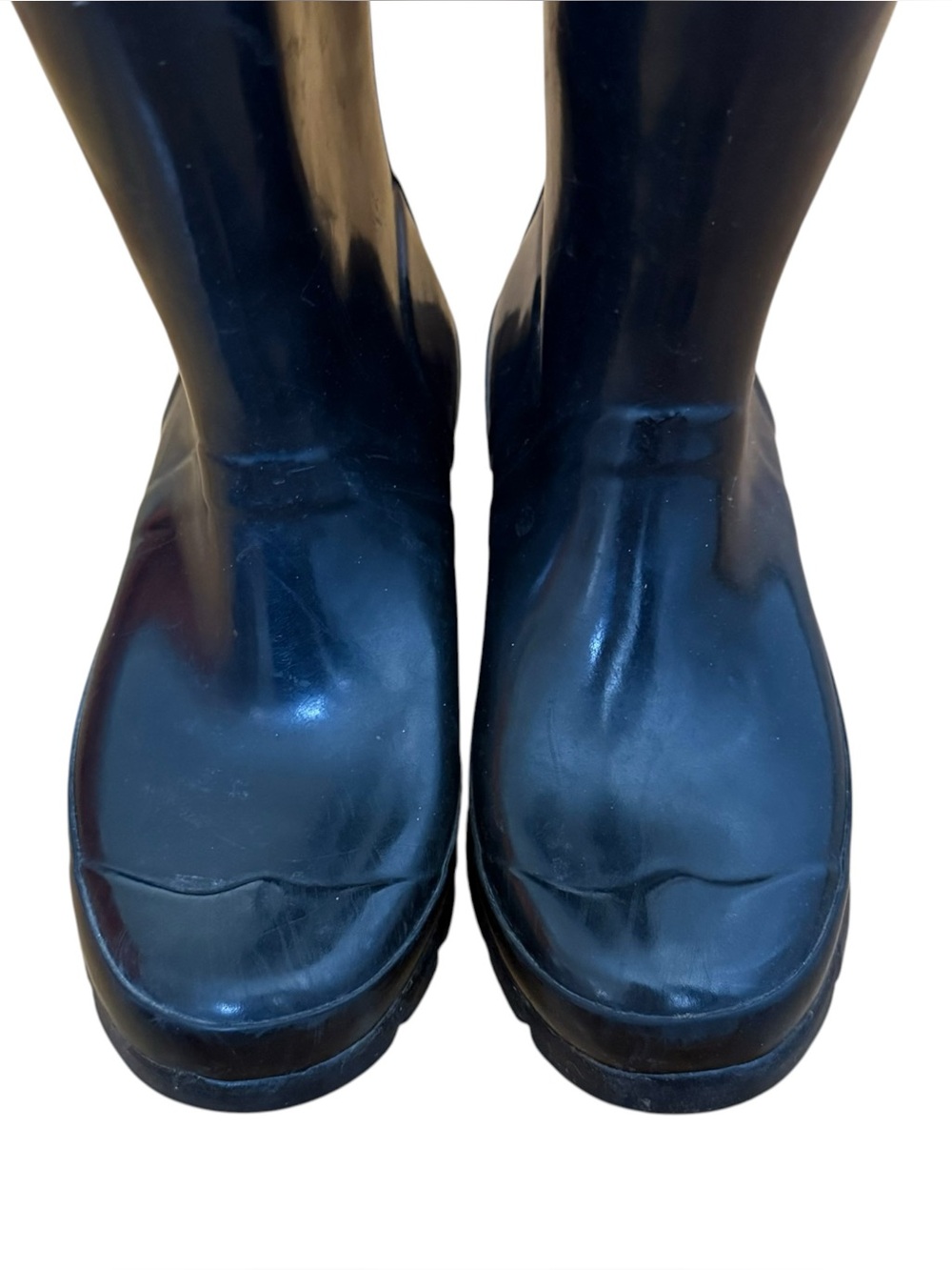 Hunter Kids Original Gloss Tall Rain Boots Big Kids 4 M / 5 F Black Waterproof - Picture 12 of 16